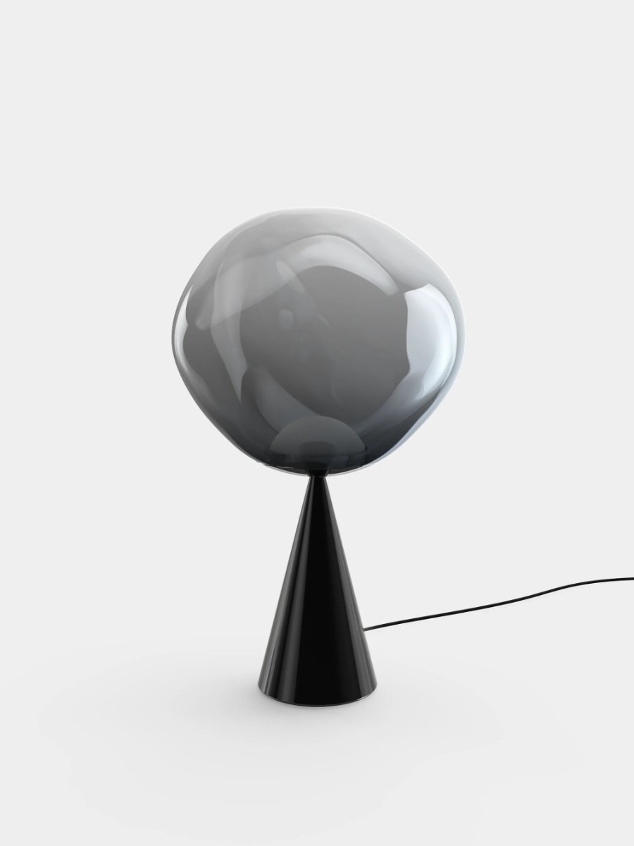 Tom Dixon Melt Fat Cone Table Lamp Nickel Polished