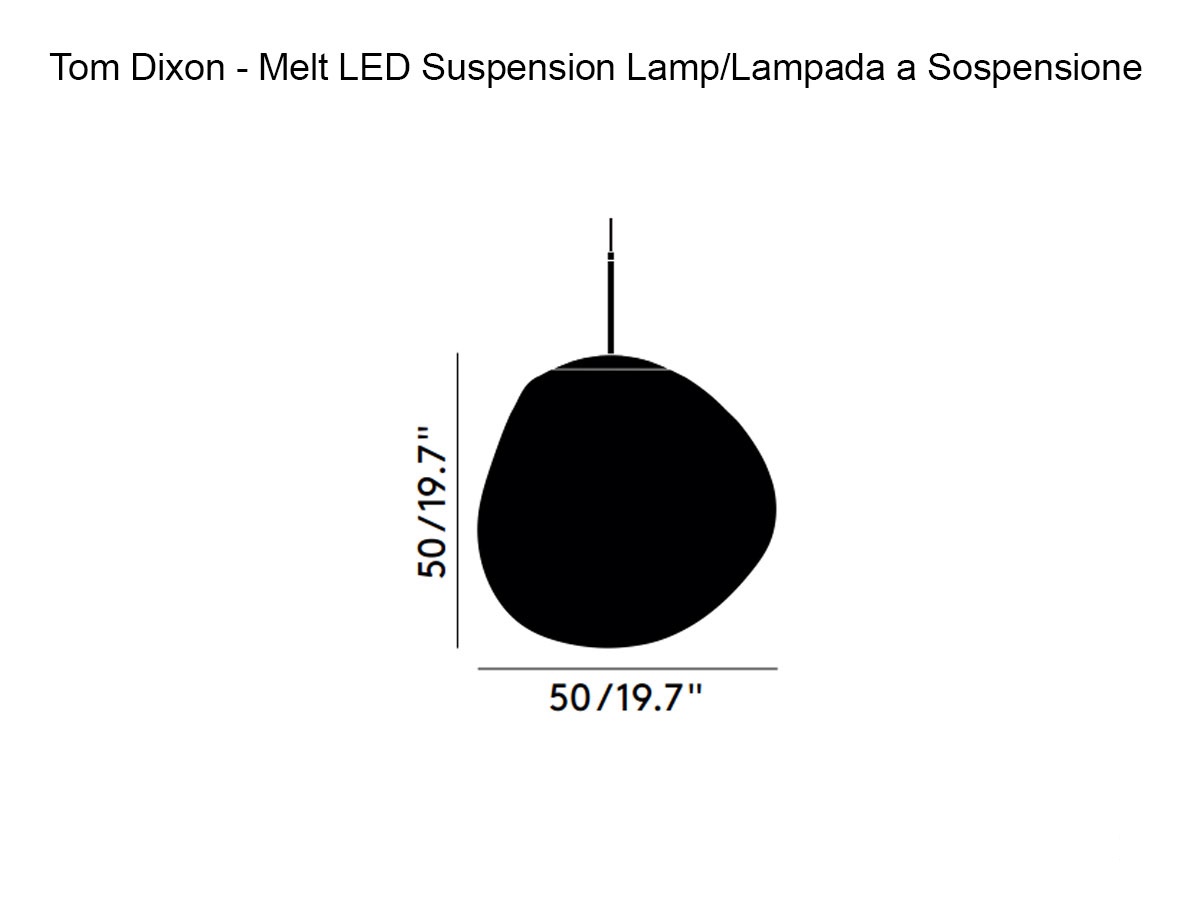 Tom Dixon Melt Led Suspension Lamp