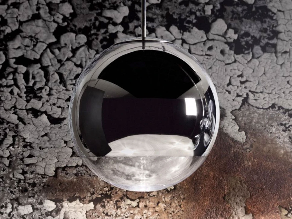 Tom Dixon Mirror Ball Led 50 Suspension Lamp Silver