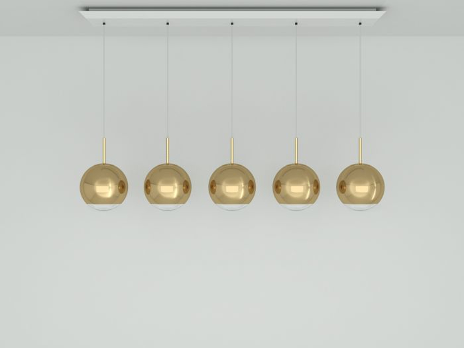 Tom Dixon Mirror Ball Linear Pendant System