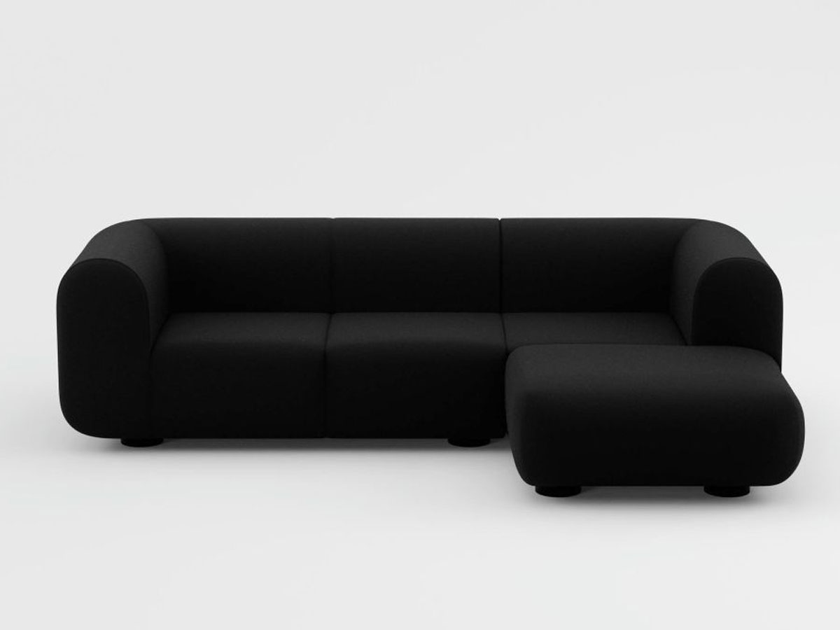 Tom Dixon Plump Chaise Longue Modular Sofa L 255 Cm