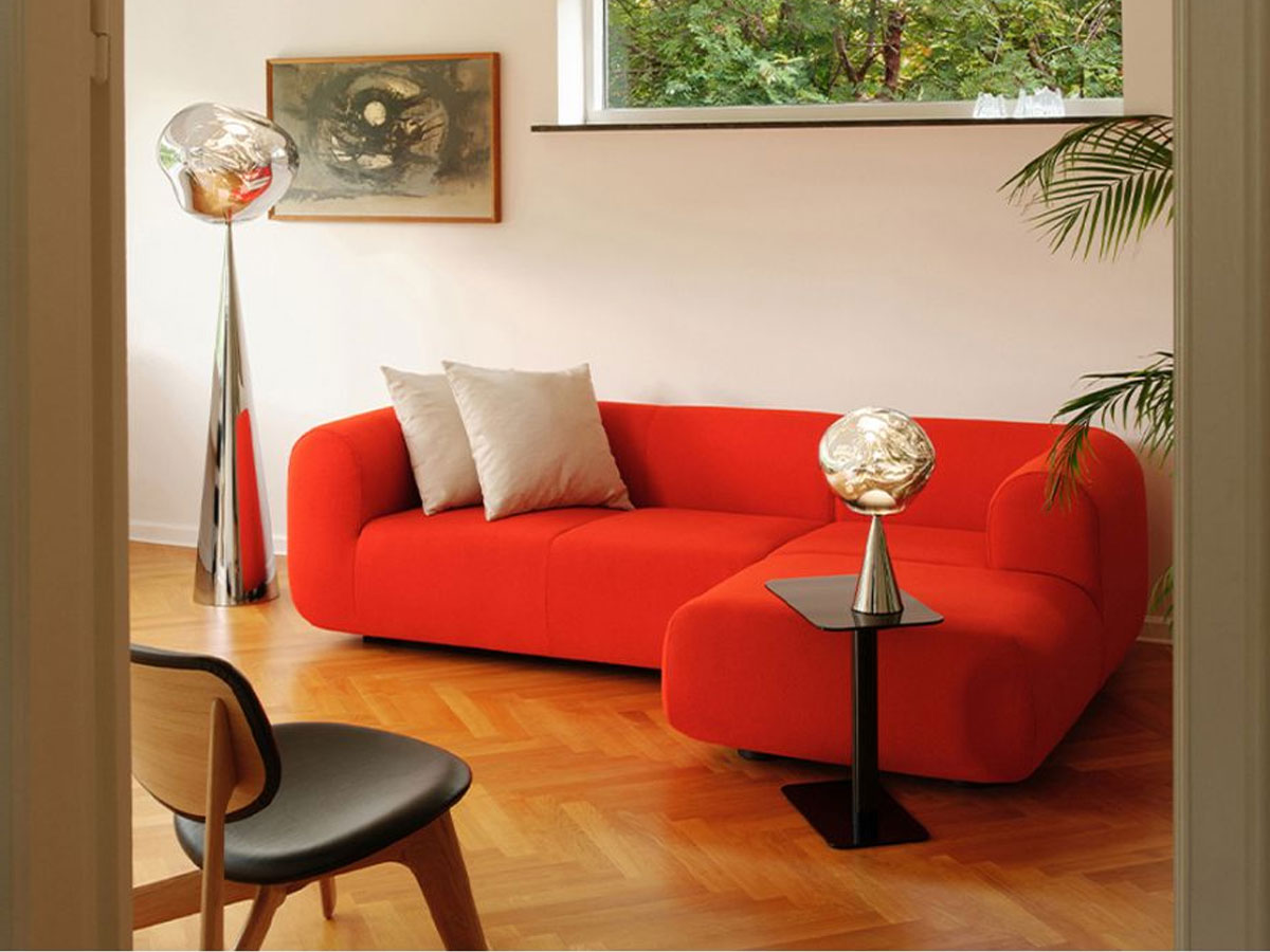 Tom Dixon Plump Chaise Longue Modular Sofa L 255 Cm