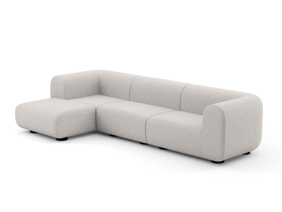 Tom Dixon Plump Chaise Longue Modular Sofa L 345 Cm