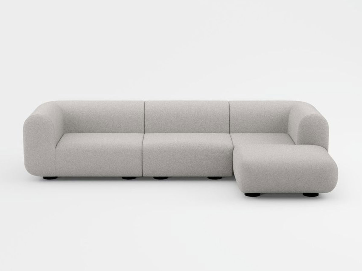 Tom Dixon Plump Chaise Longue Modular Sofa L 345 Cm