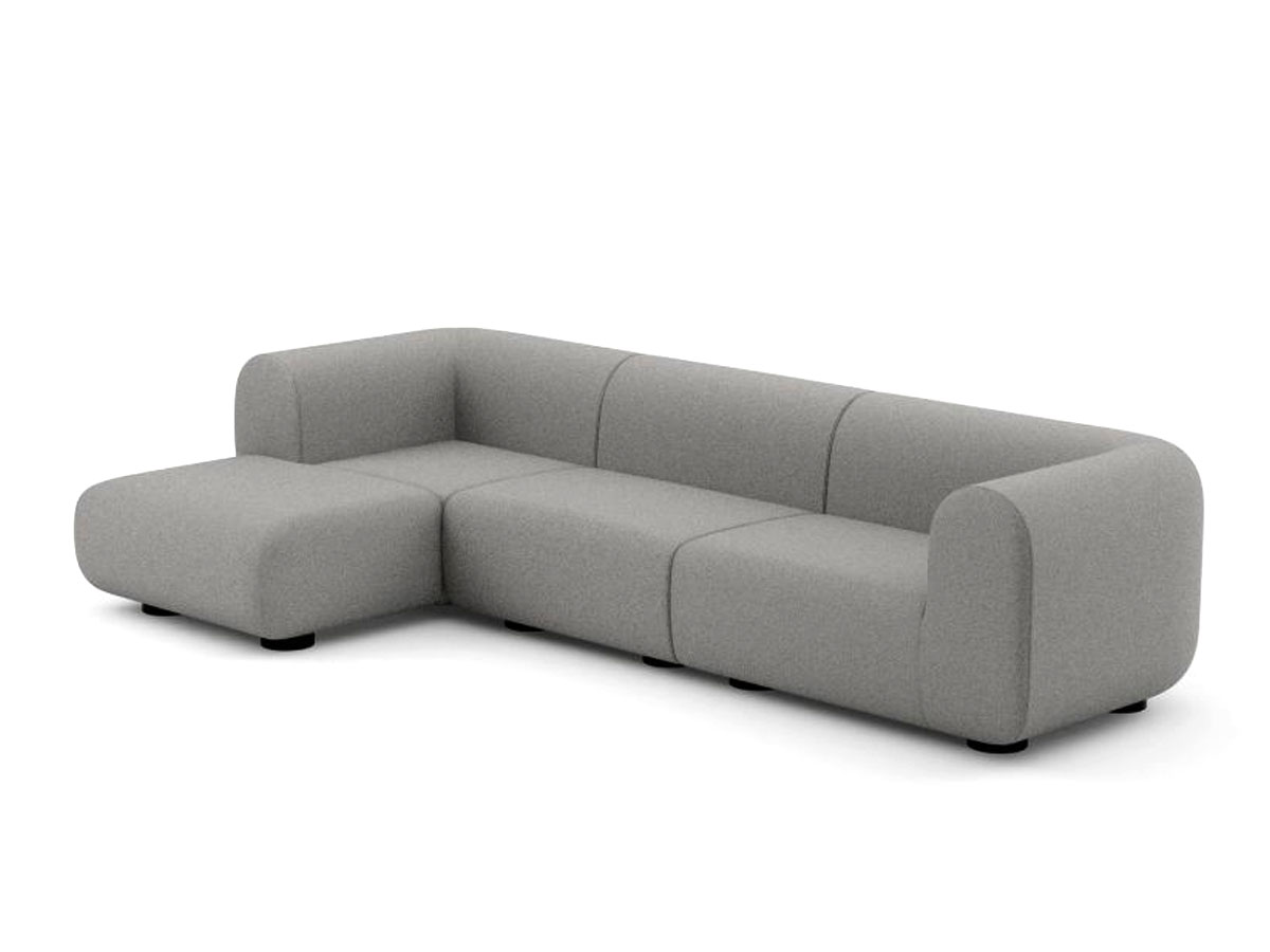 Tom Dixon Plump Chaise Longue Modular Sofa L 345 Cm
