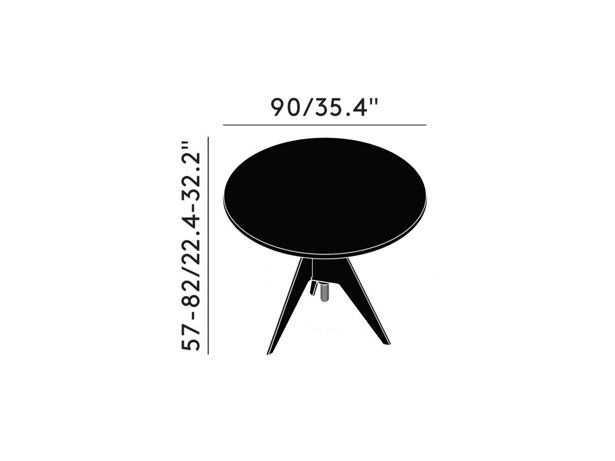 Tom Dixon Screw Coffee Table O 90 White Marble