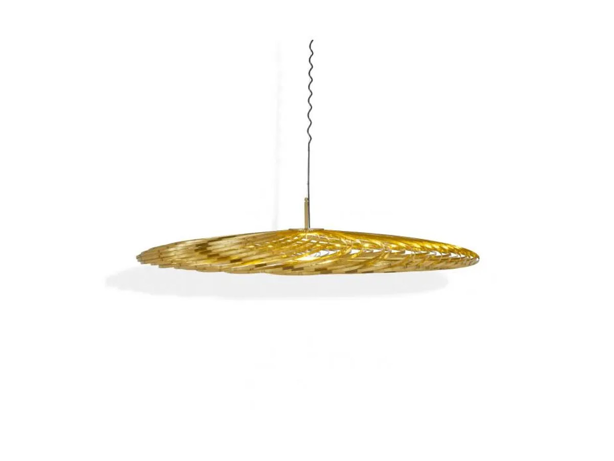 Tom Dixon Spring Suspension Lamp Brass