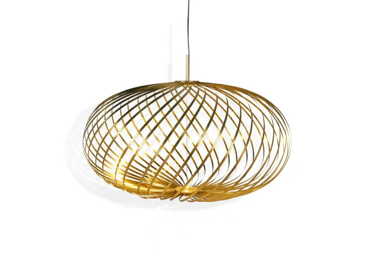 Tom Dixon Spring Suspension Lamp Brass