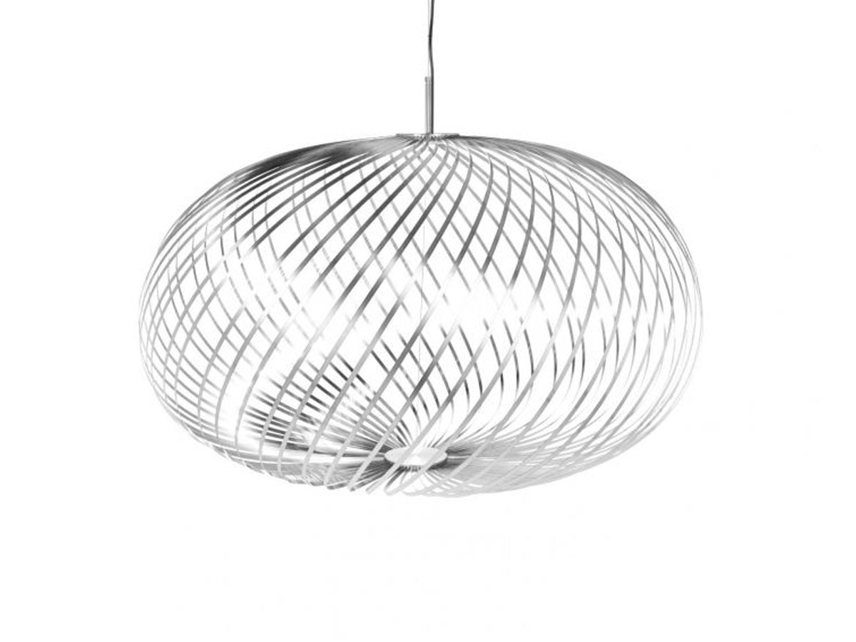 Tom Dixon Spring Suspension Lamp Large Silver