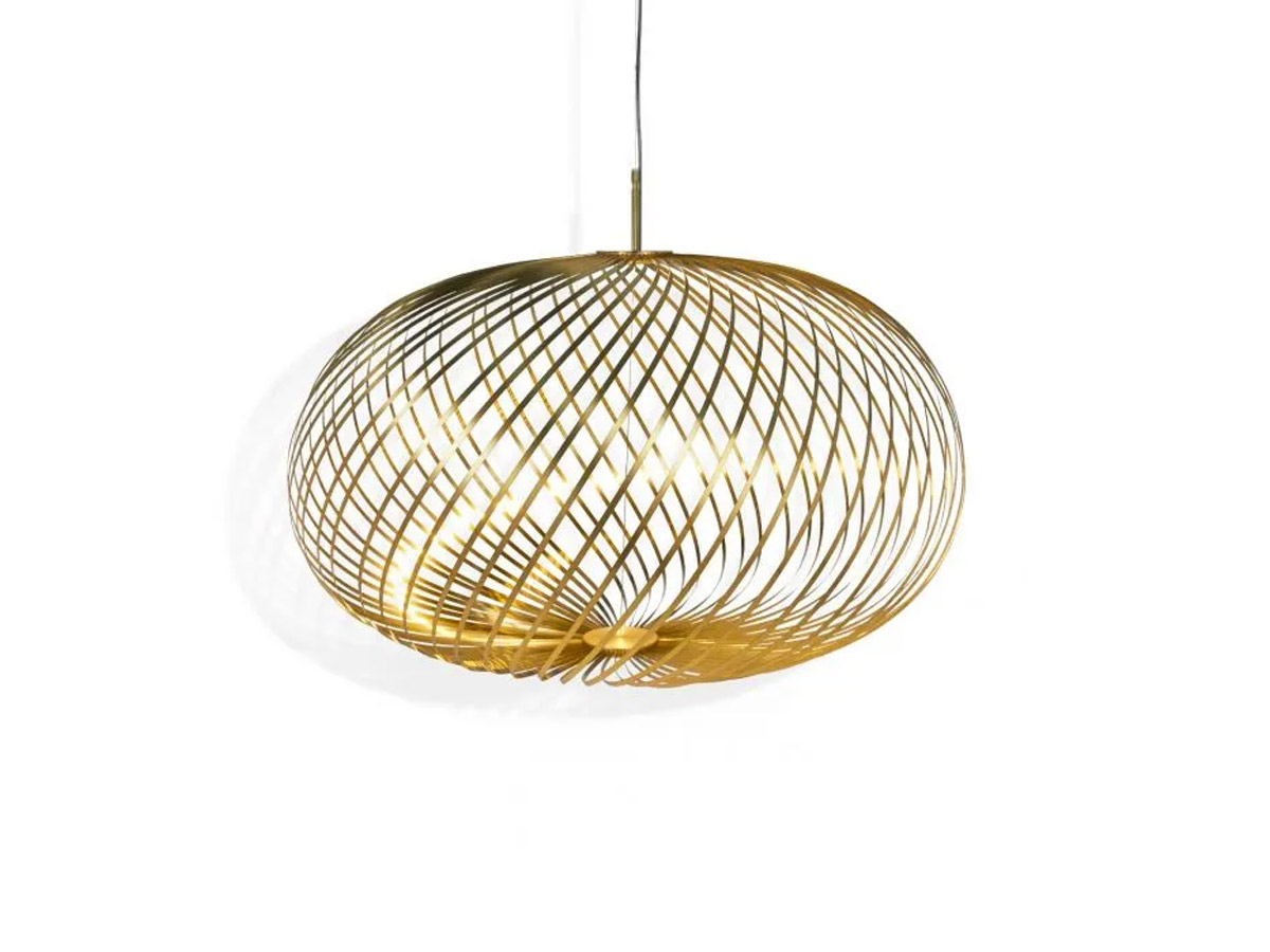Tom Dixon Spring Suspension Lamp Brass