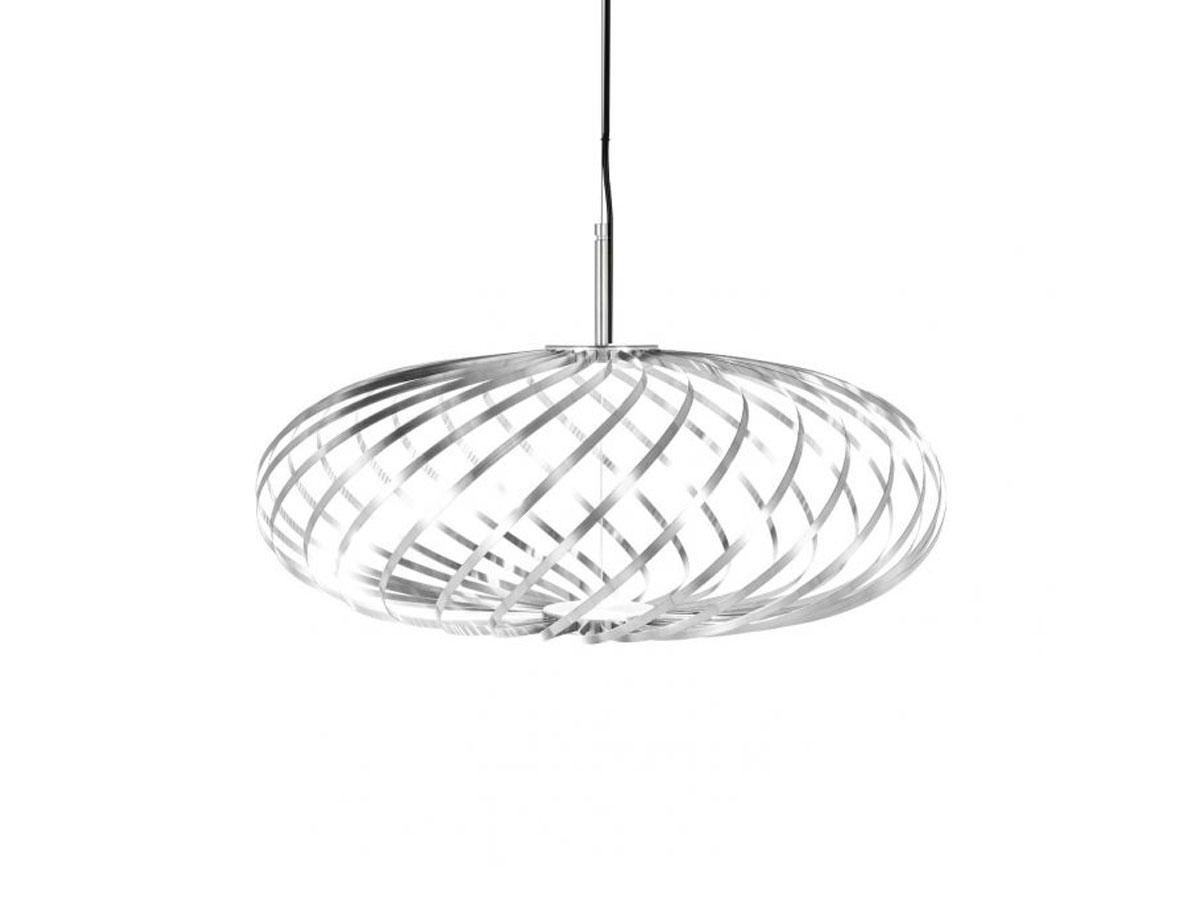 Tom Dixon Spring Suspension Lamp Large Silver