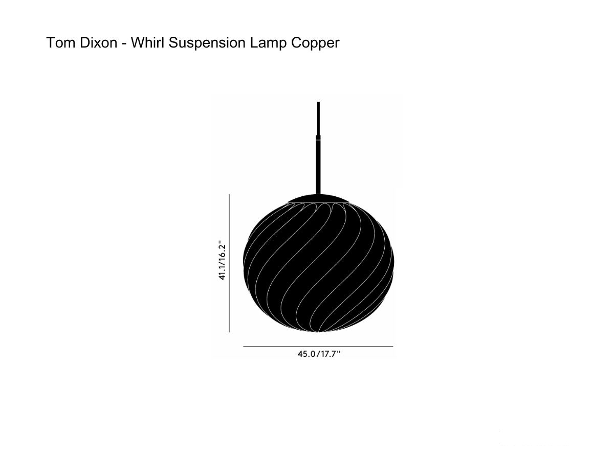 Подвесной светильник Tom Dixon Whirl