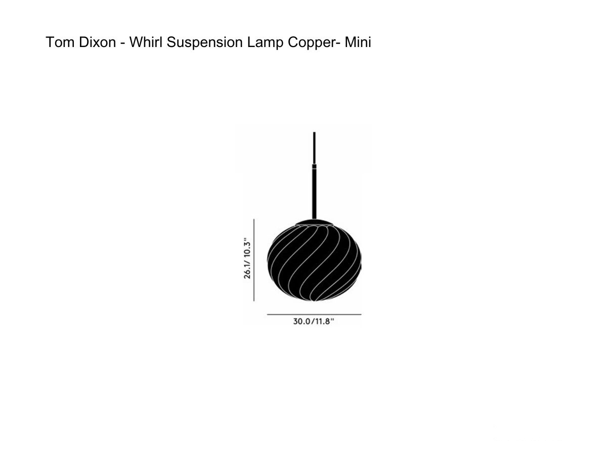 Подвесной светильник Tom Dixon Whirl, мини