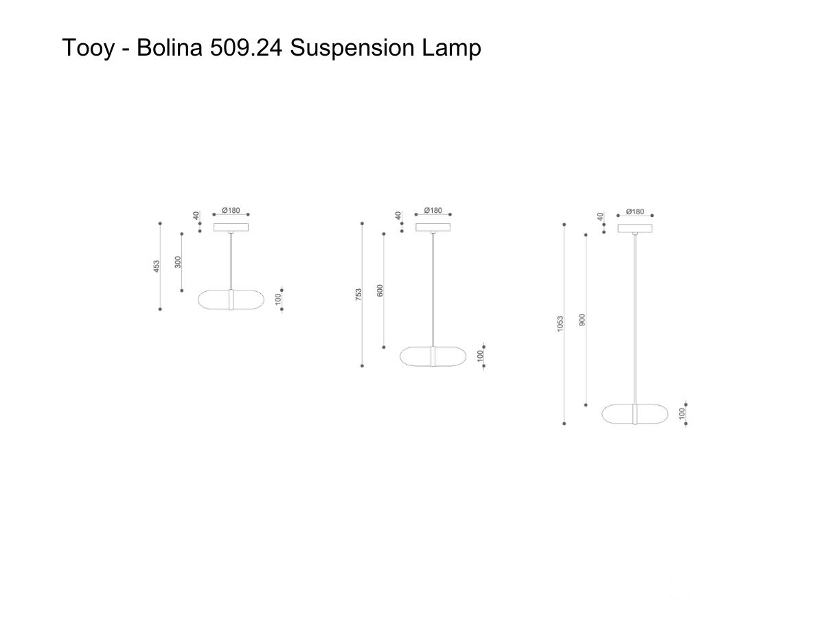 Tooy Bolina 50924 Suspension Lamp