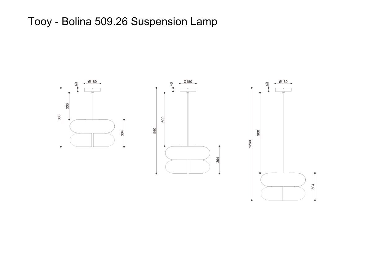 Tooy Bolina 50926 Suspension Lamp