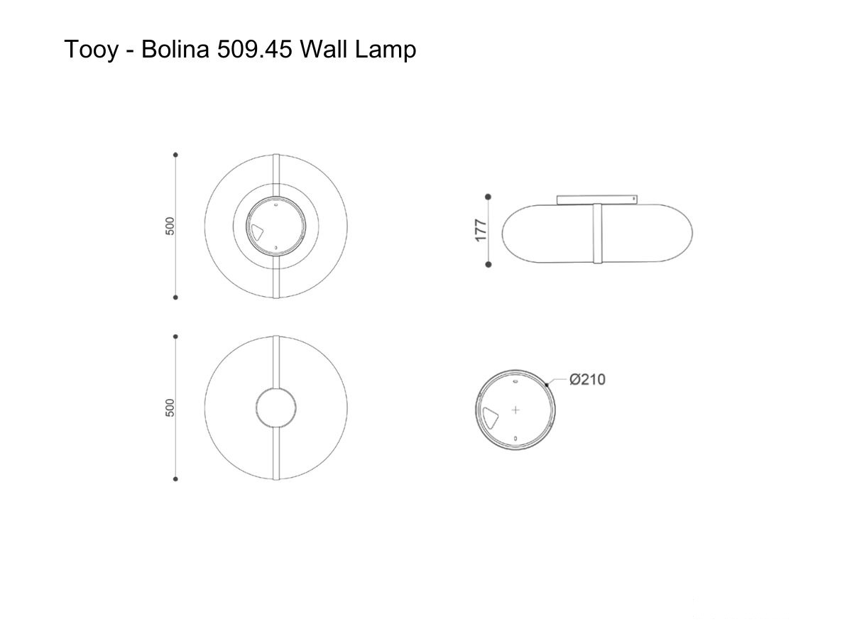 Tooy Bolina 50945 Wall Lamp
