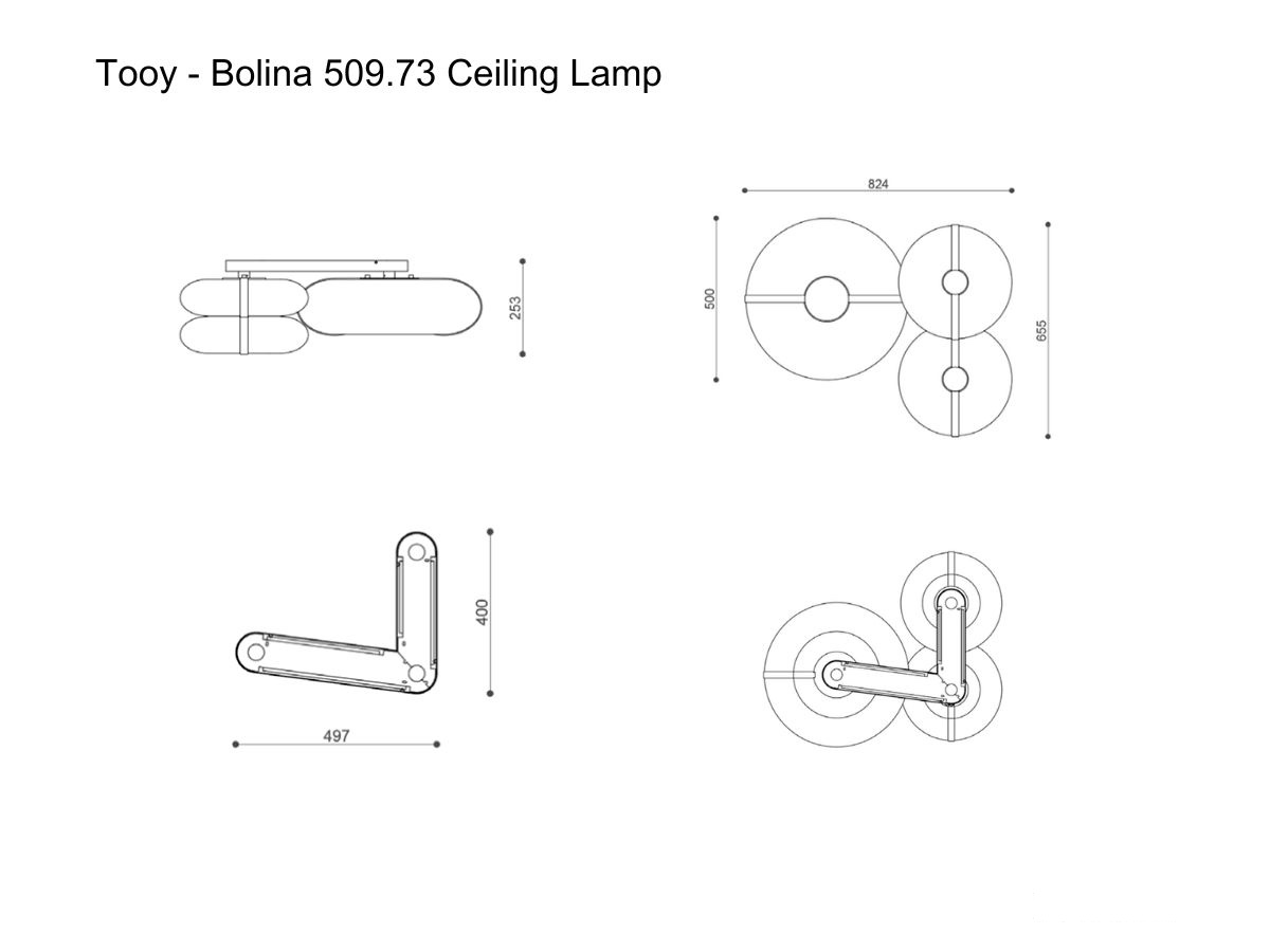 Tooy Bolina 50973 Ceiling Lamp