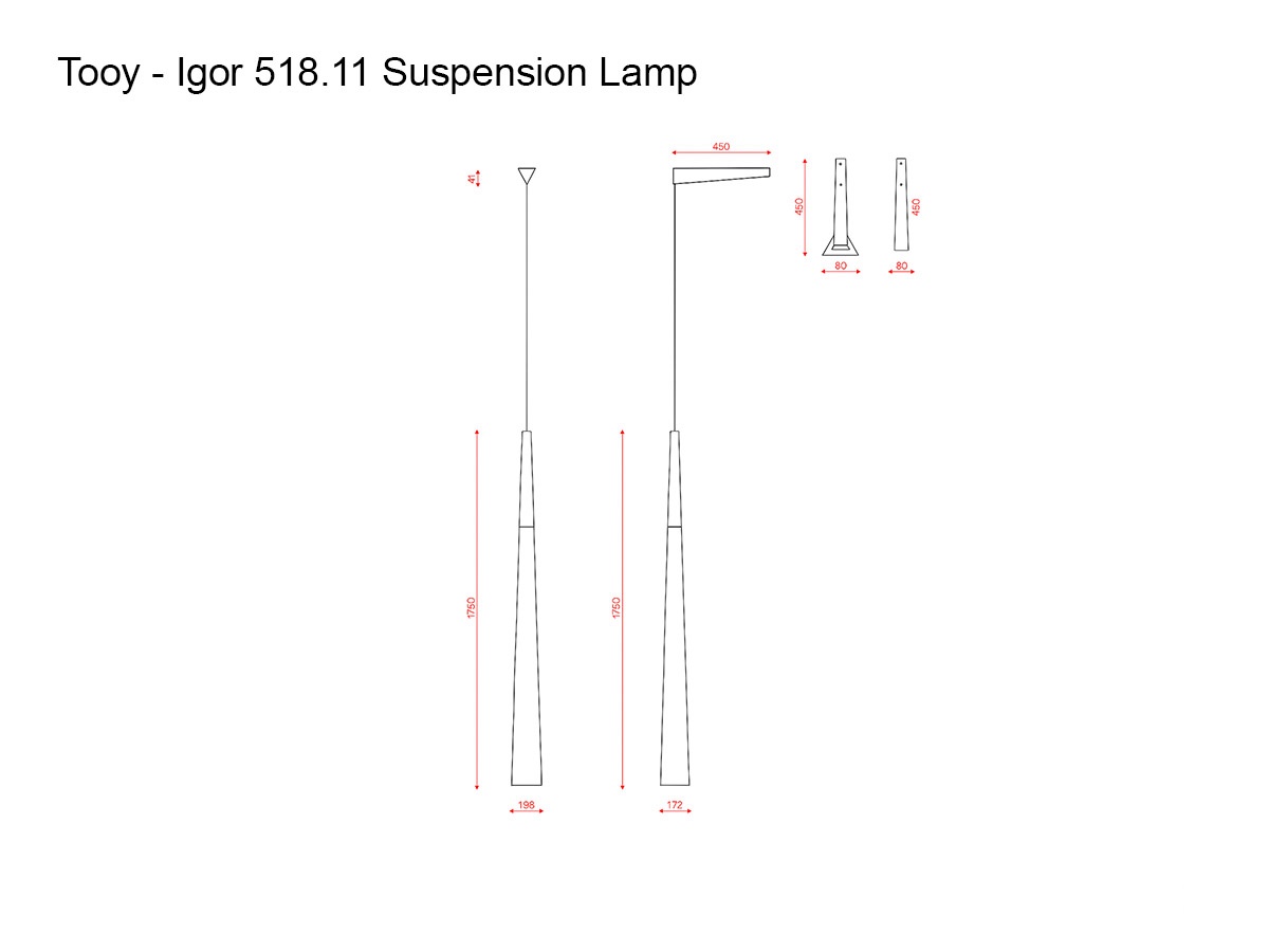 Tooy Igor 51811 Suspension Lamp