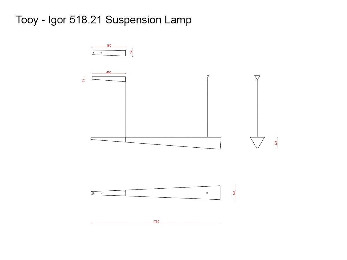 Tooy Igor 51821 Suspension Lamp