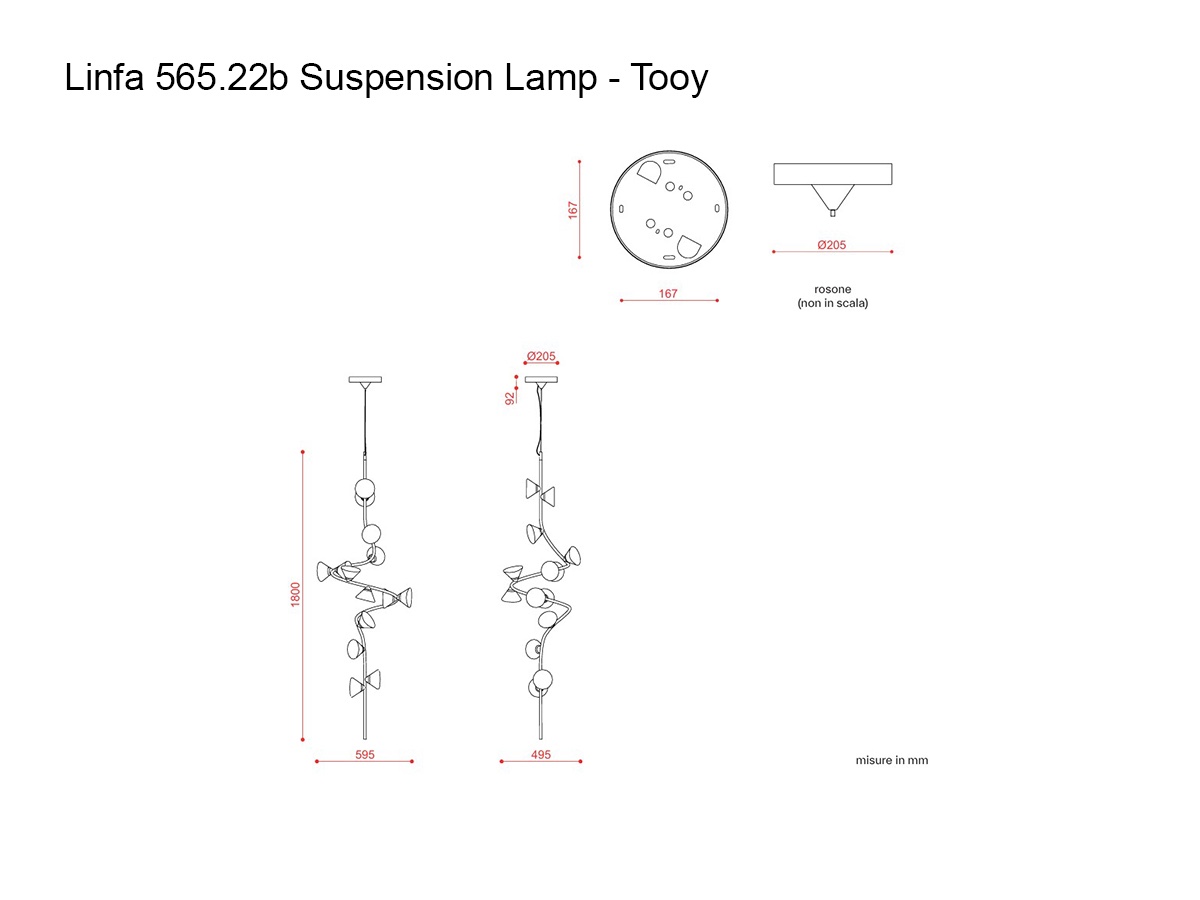 Tooy Linfa 565 22b Suspension Lamp