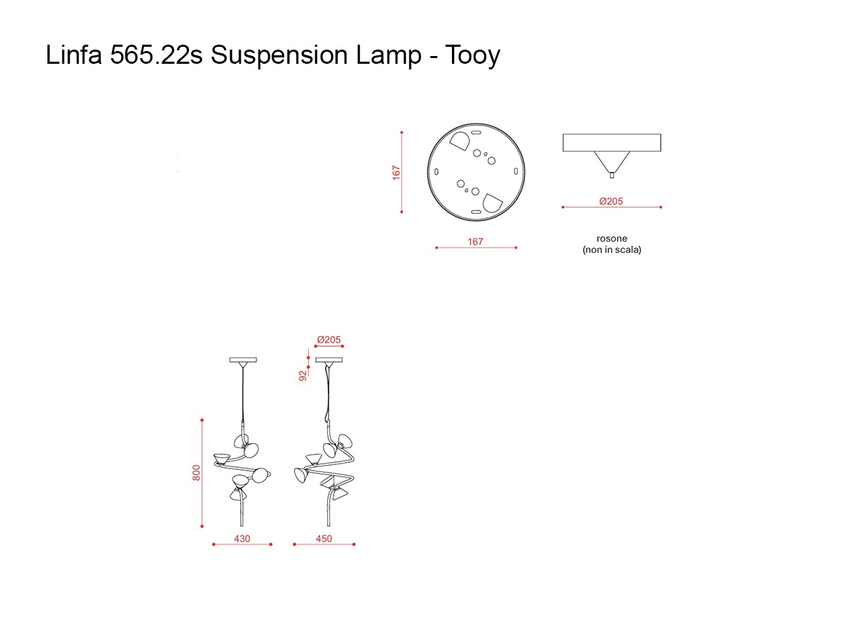 Tooy Linfa 56522s Suspension Lamp
