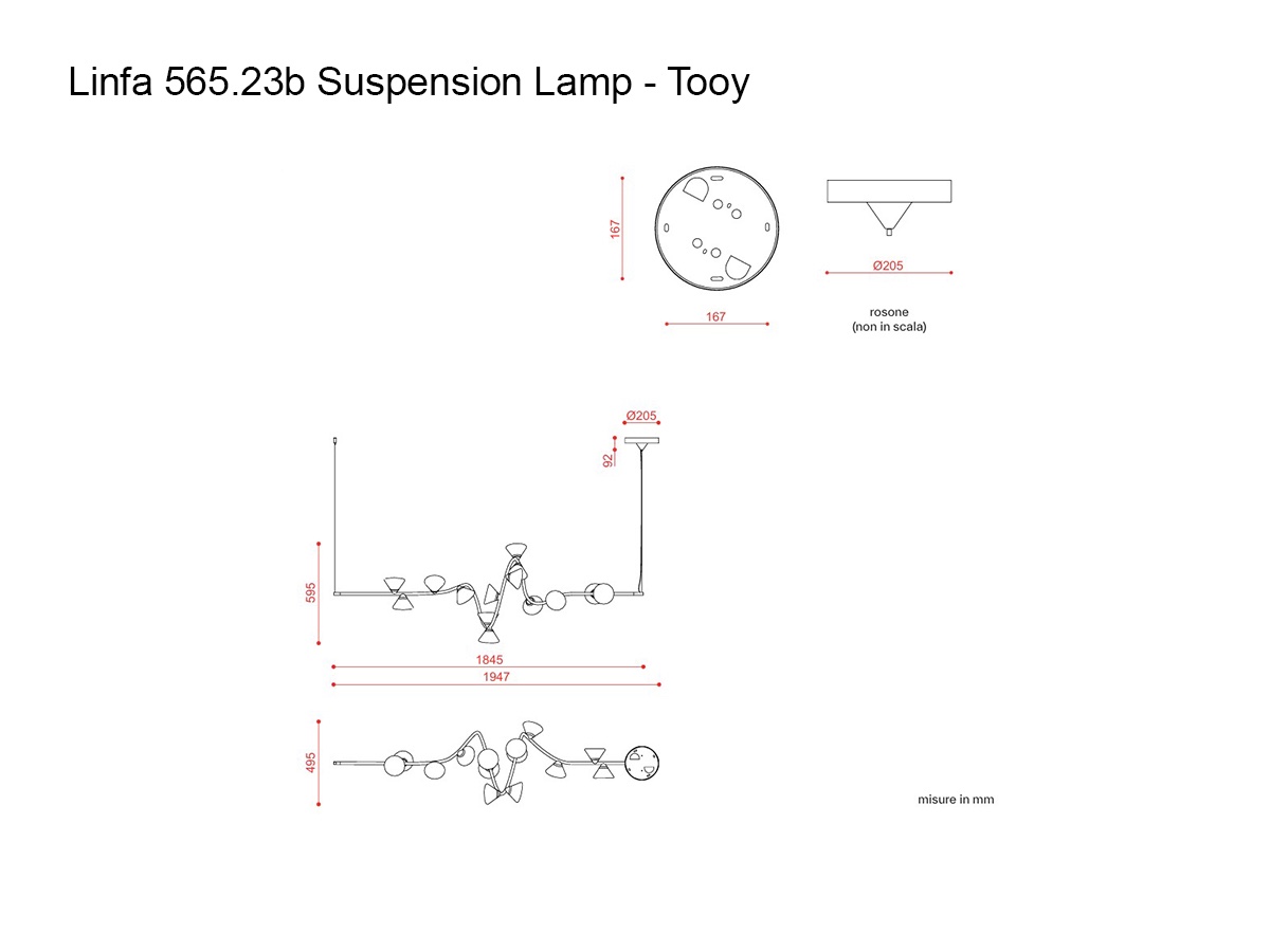 Tooy Linfa 565 23b Suspension Lamp