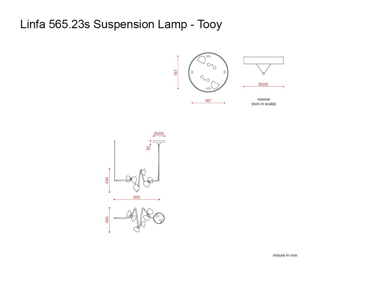 Tooy Linfa 56523s Suspension Lamp