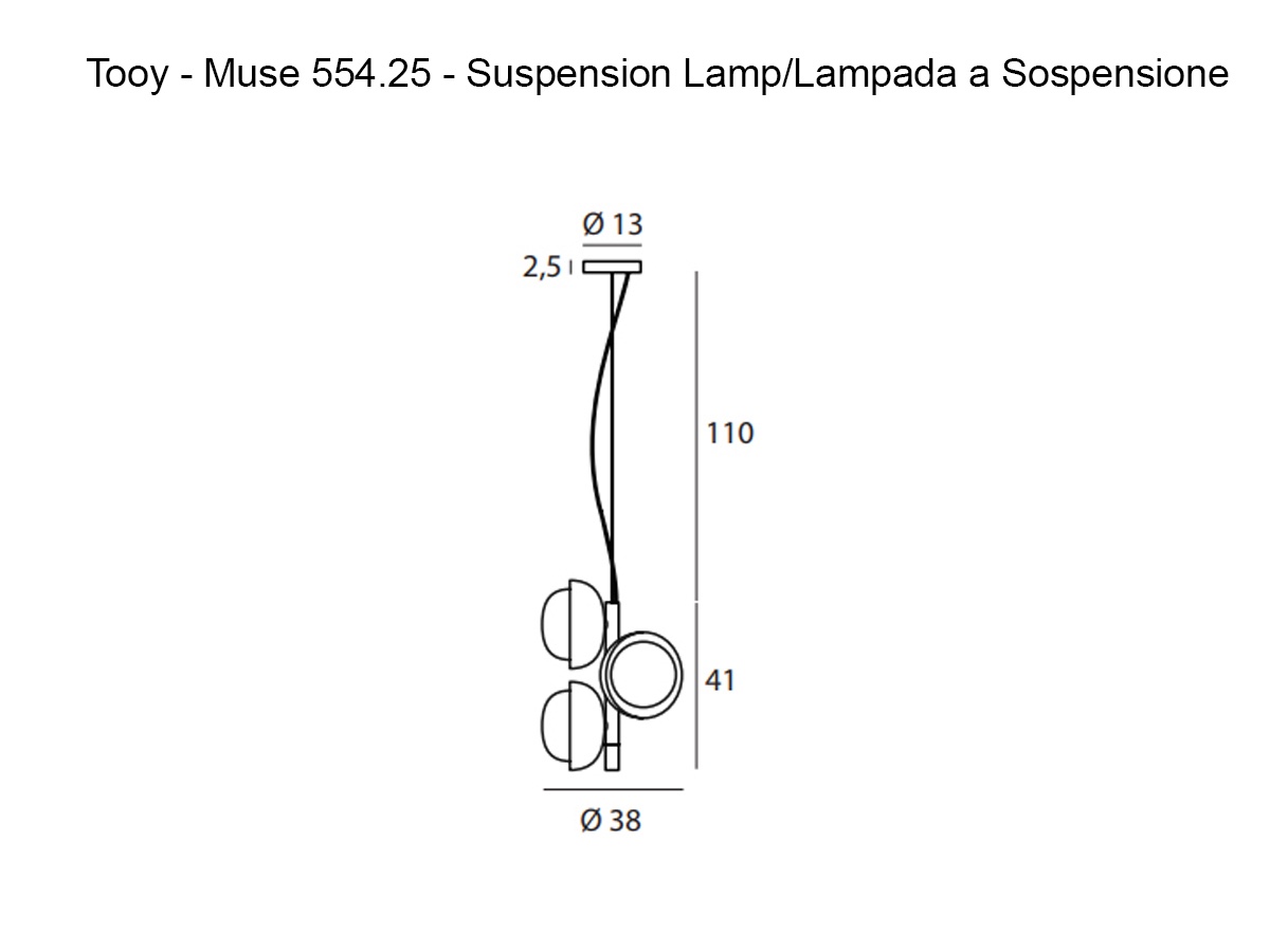 Tooy Muse 55425 Suspension Lamp