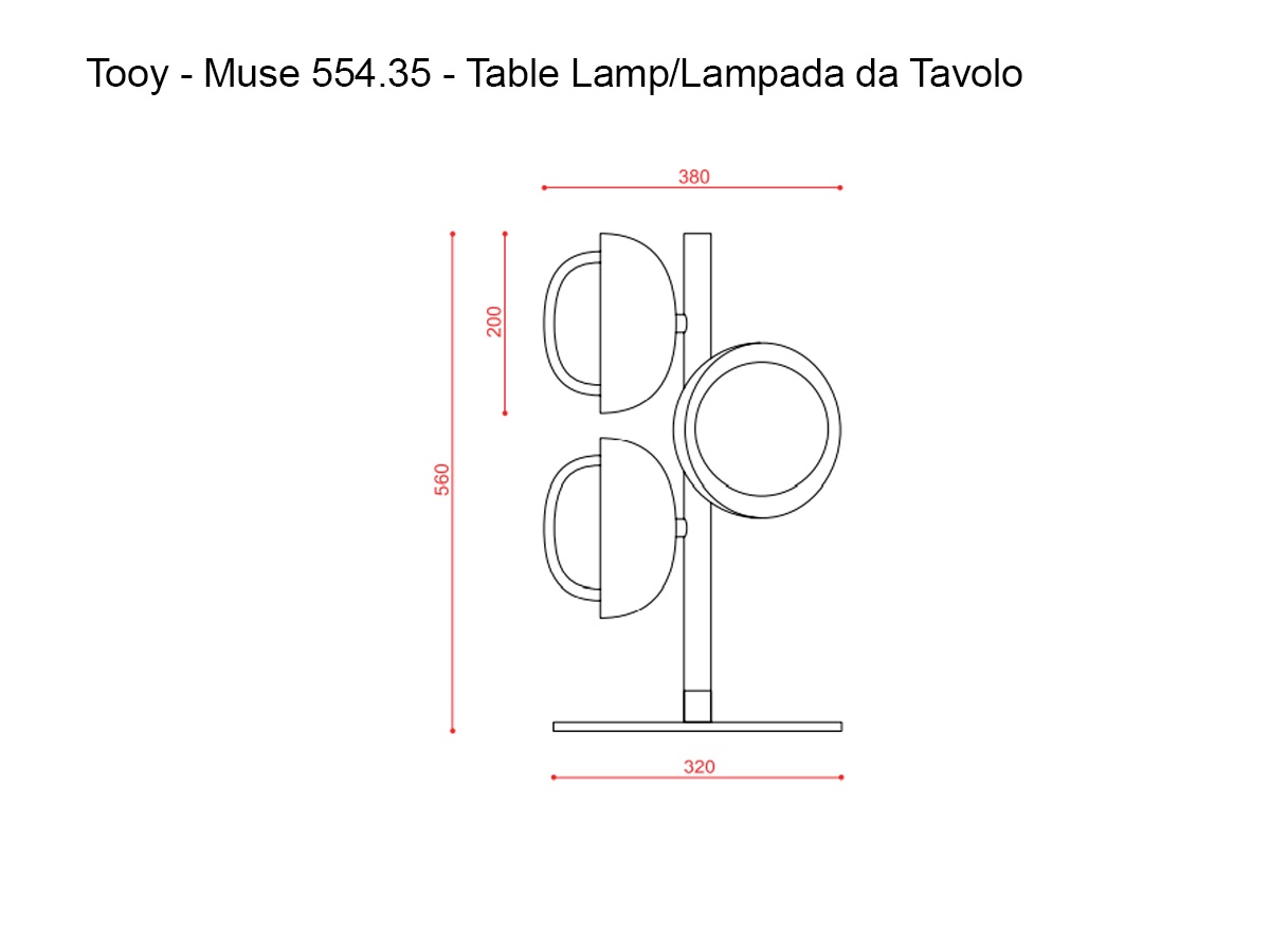 Tooy Muse 55435 Table Lamp