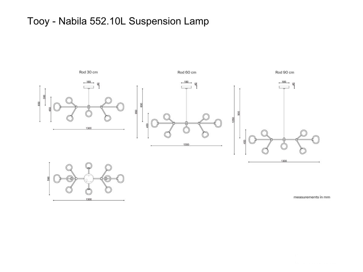 Tooy Nabila 55210l Suspension Lamp