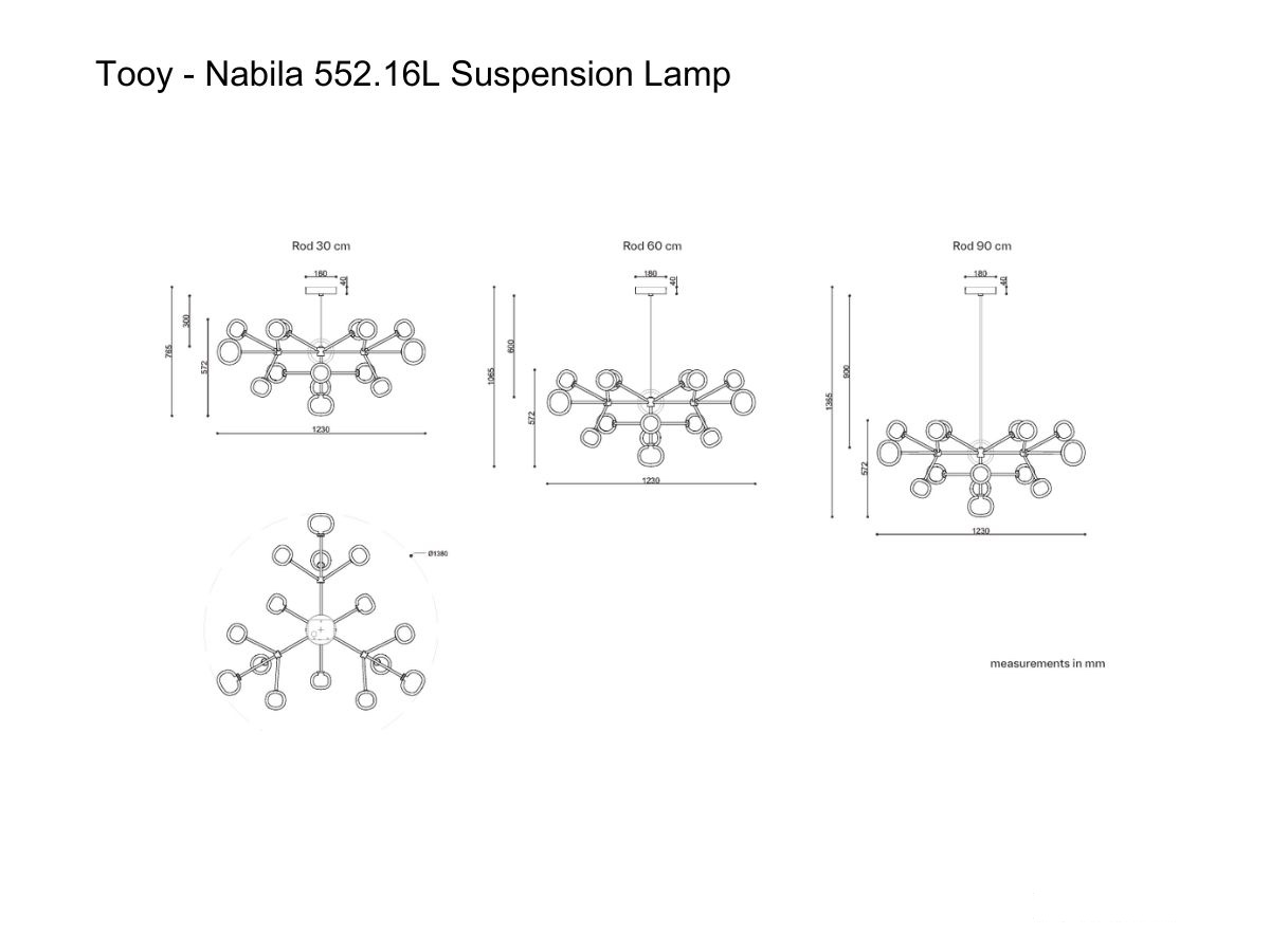 Tooy Nabila 55216l Suspension Lamp
