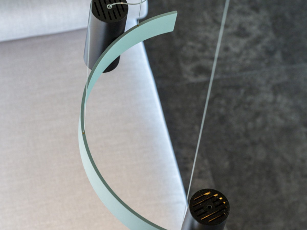Tooy Nastro 56312 Suspension Lamp Greenish Ribbon