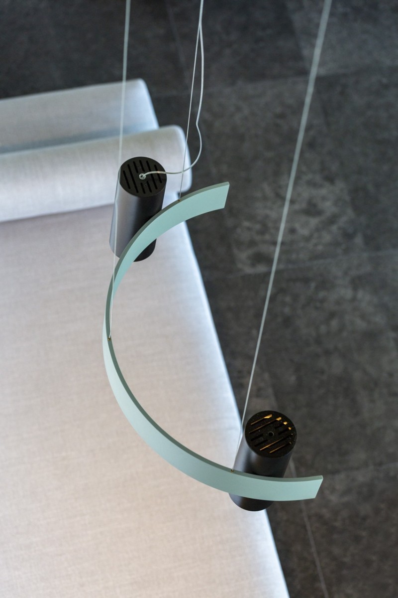 Tooy Nastro 56312 Suspension Lamp Greenish Ribbon