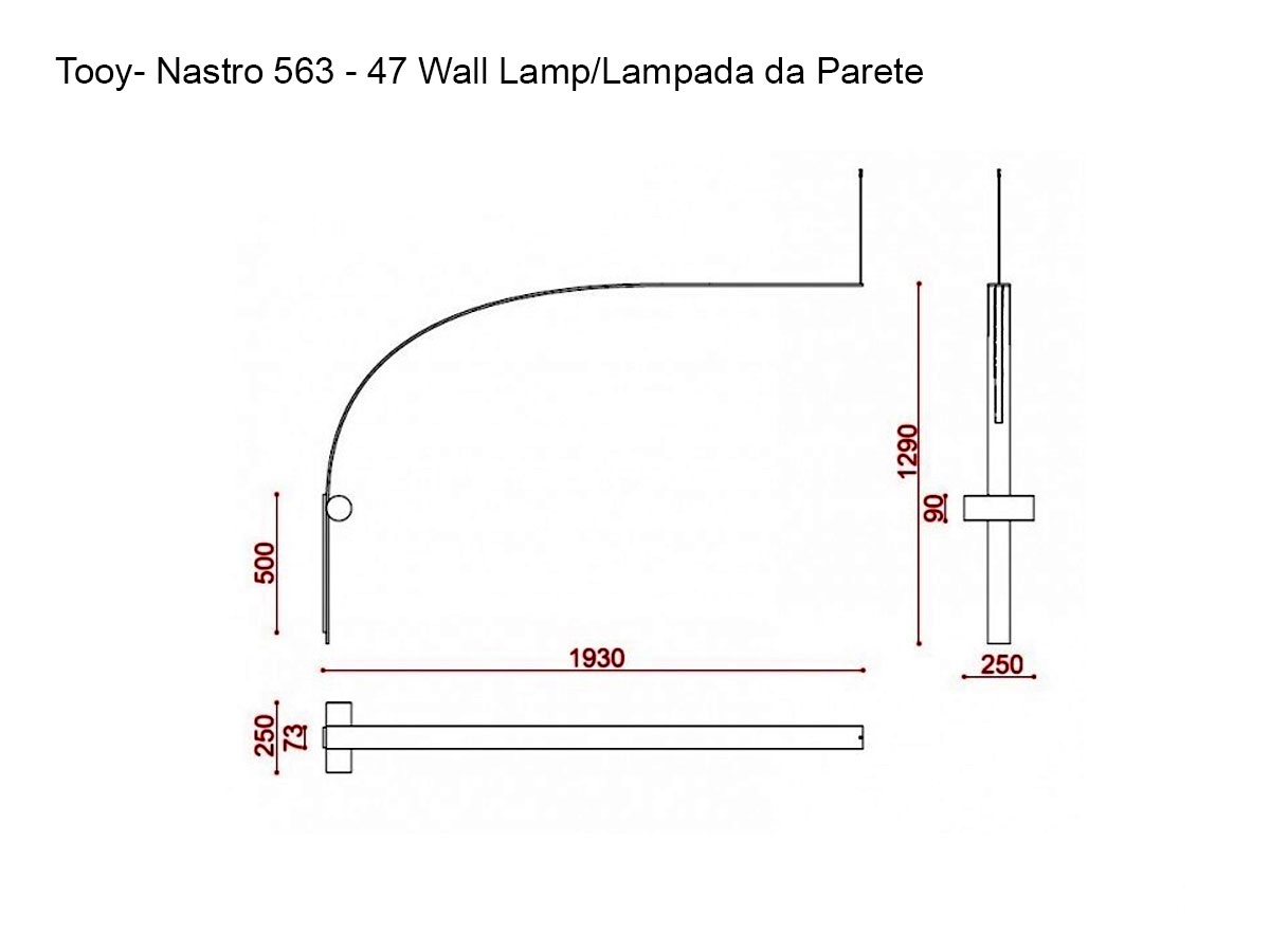 Tooy Nastro 563 47 Wall Lamp
