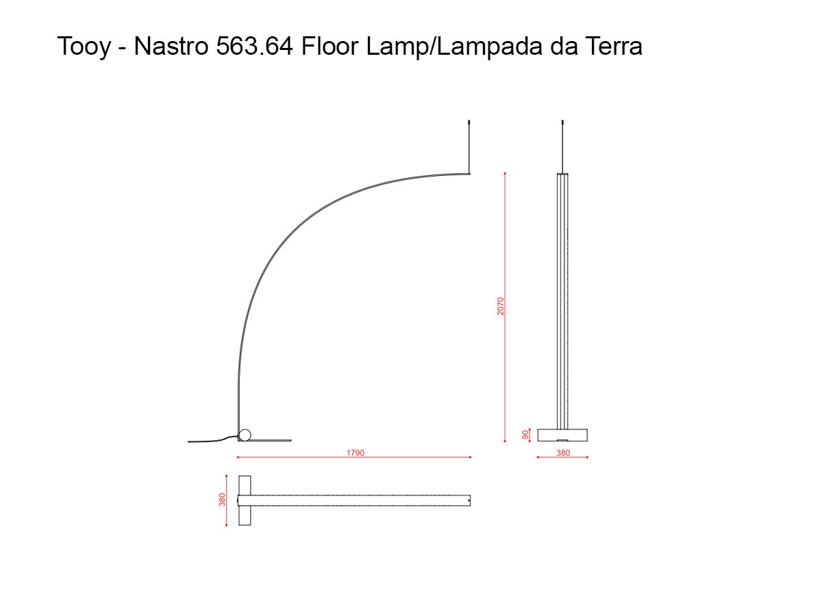 Tooy Nastro 563 64 Floor Lamp