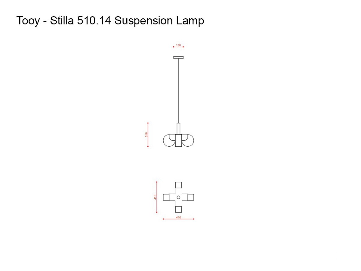 Tooy Stilla 51014 Suspension Lamp
