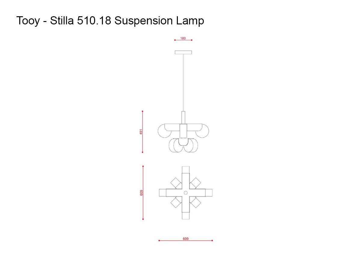 Tooy Stilla 51018 Suspension Lamp