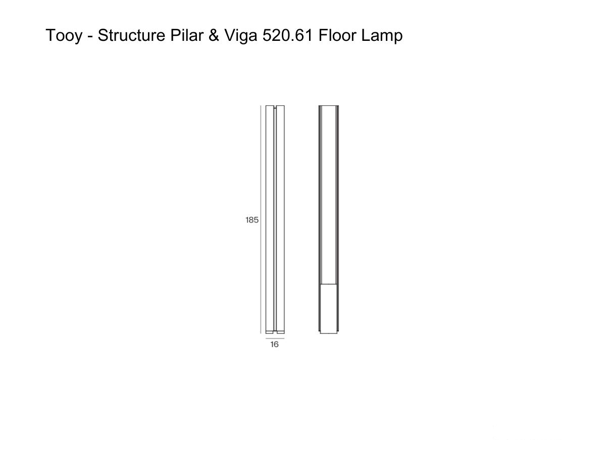 Tooy Structure Pilar And Viga 52061 Floor Lamp