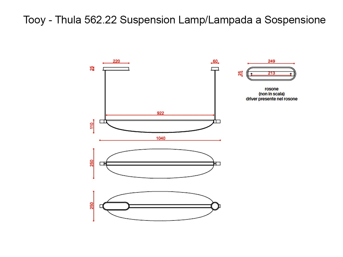 Tooy Thula 56222 Suspension Lamps