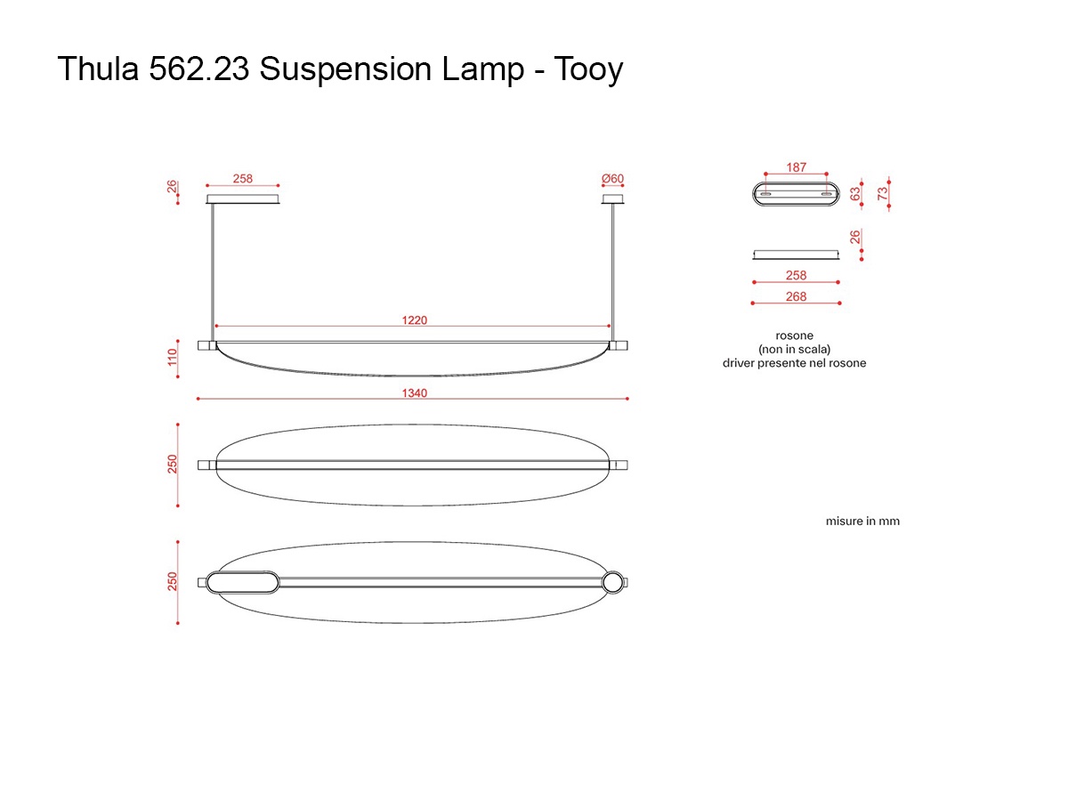 Tooy Thula 562 23 Suspension Lamp