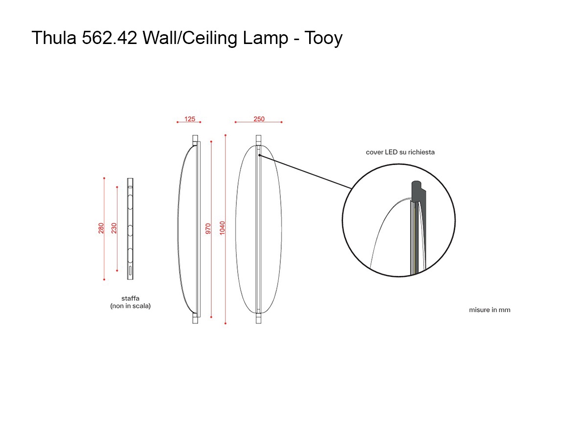 Tooy Thula 56242 Wall Ceiling Lamp