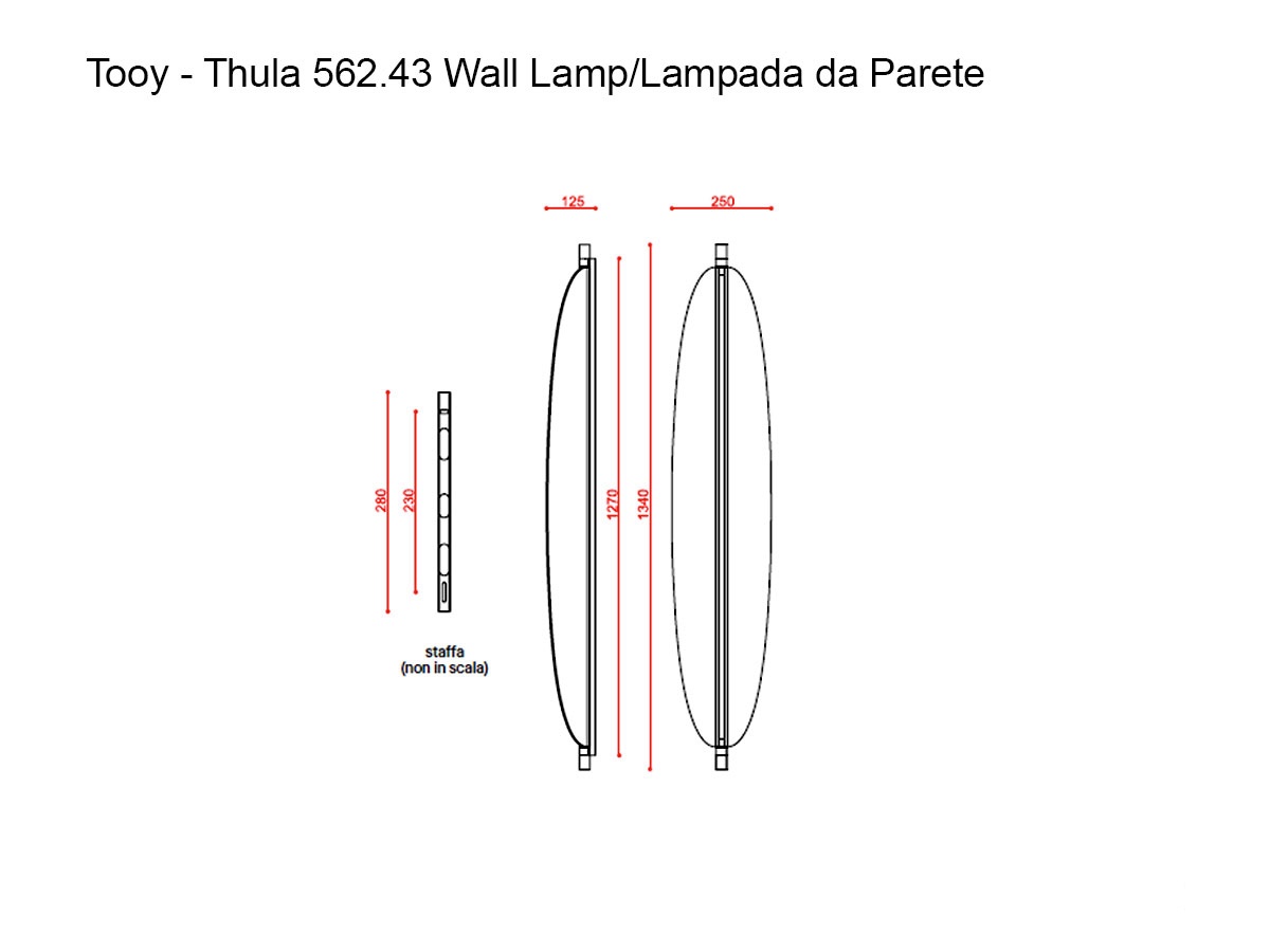 Tooy Thula 562 43 Wall Lamp