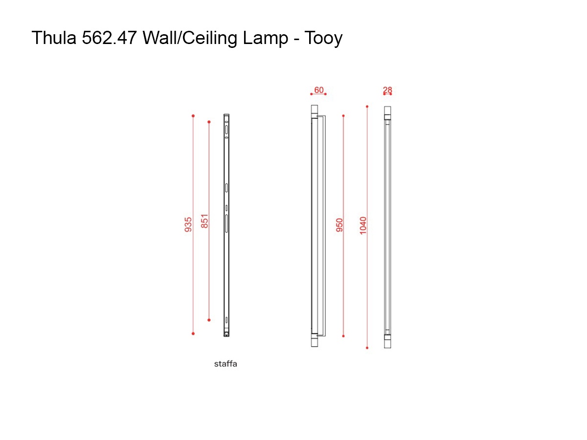 Tooy Thula 56247 Wall Ceiling Lamp