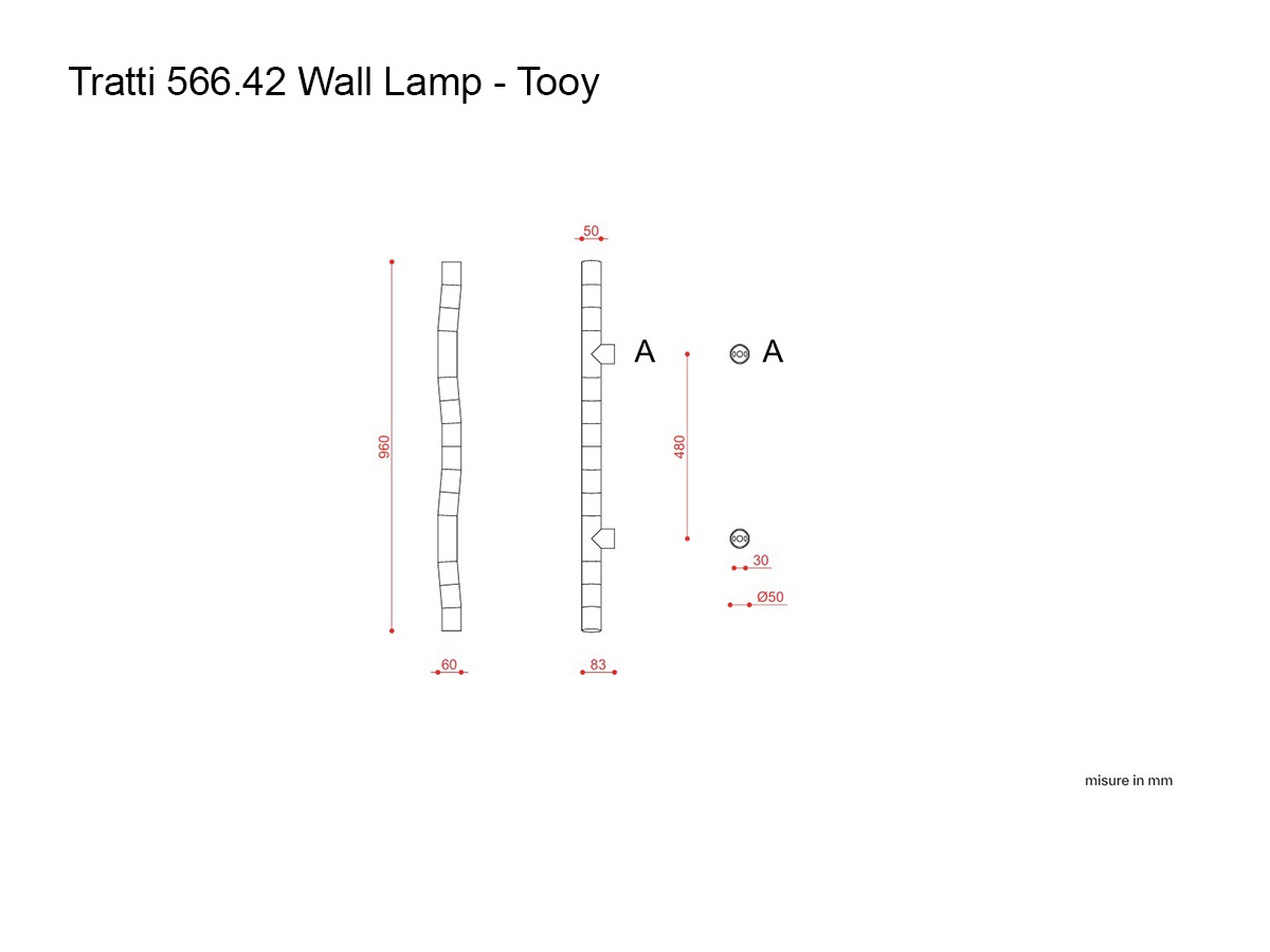 Tooy Tratti 566 42 Wall Lamp