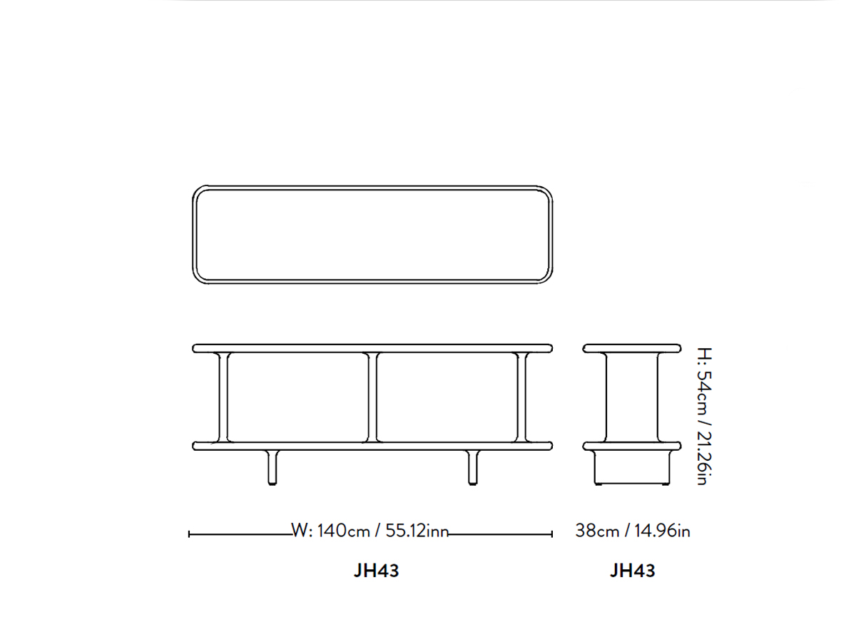 Tradition Archivo Bookcase Jh43