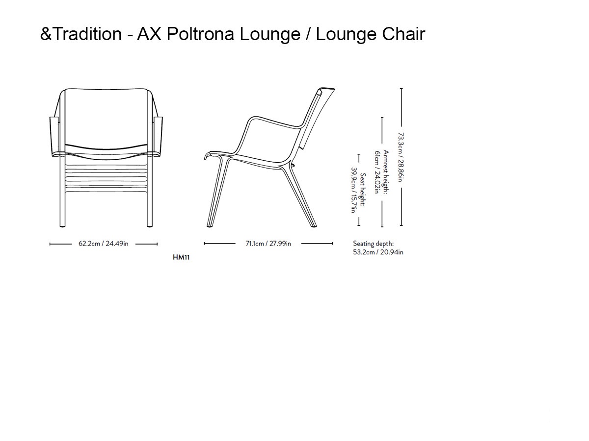 Tradition Ax Hm11 Armchair Lounge