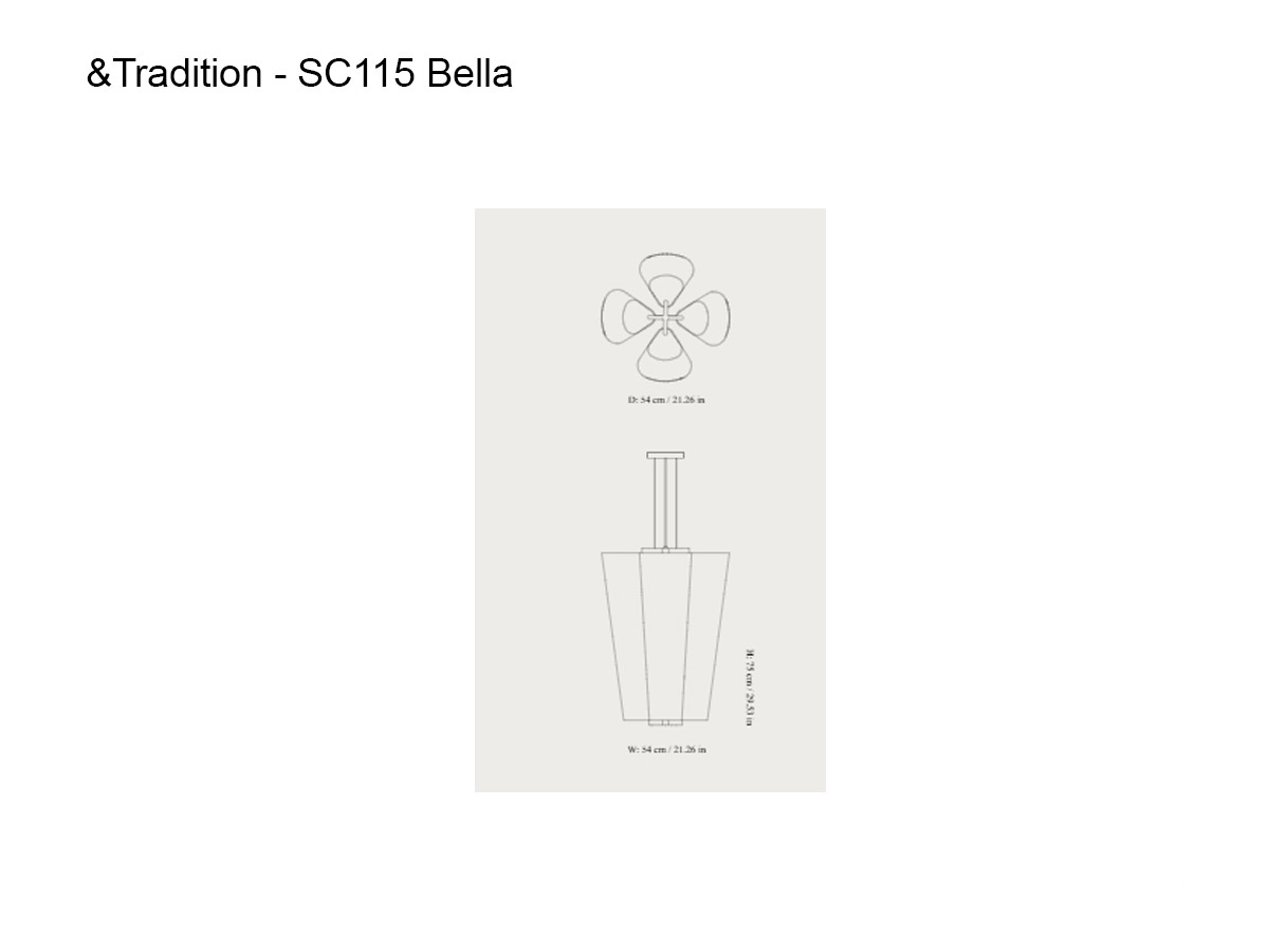 Tradition Bella Sc115 Suspension Lamp