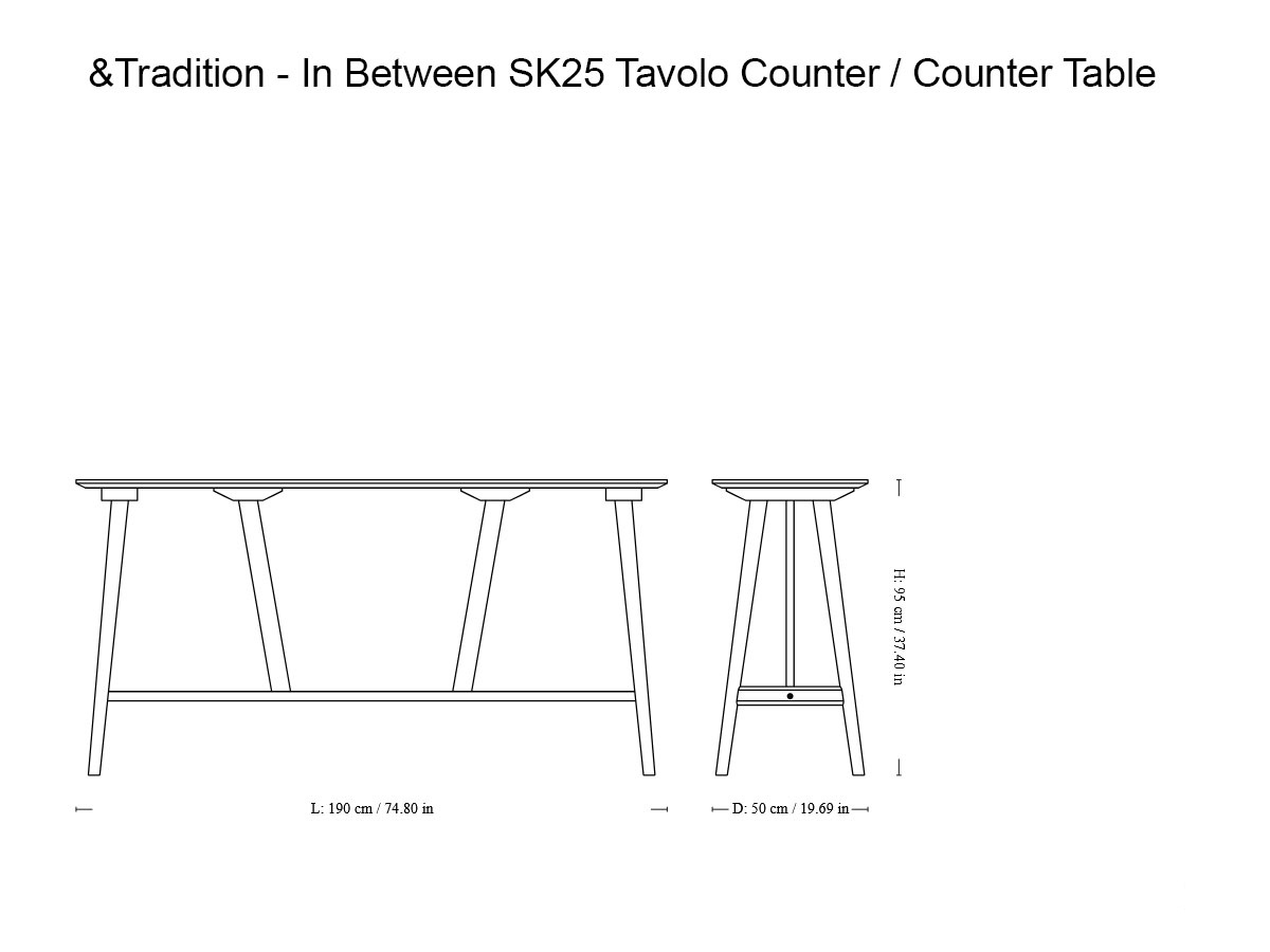 Tradition In Between Sk25 Counter Table