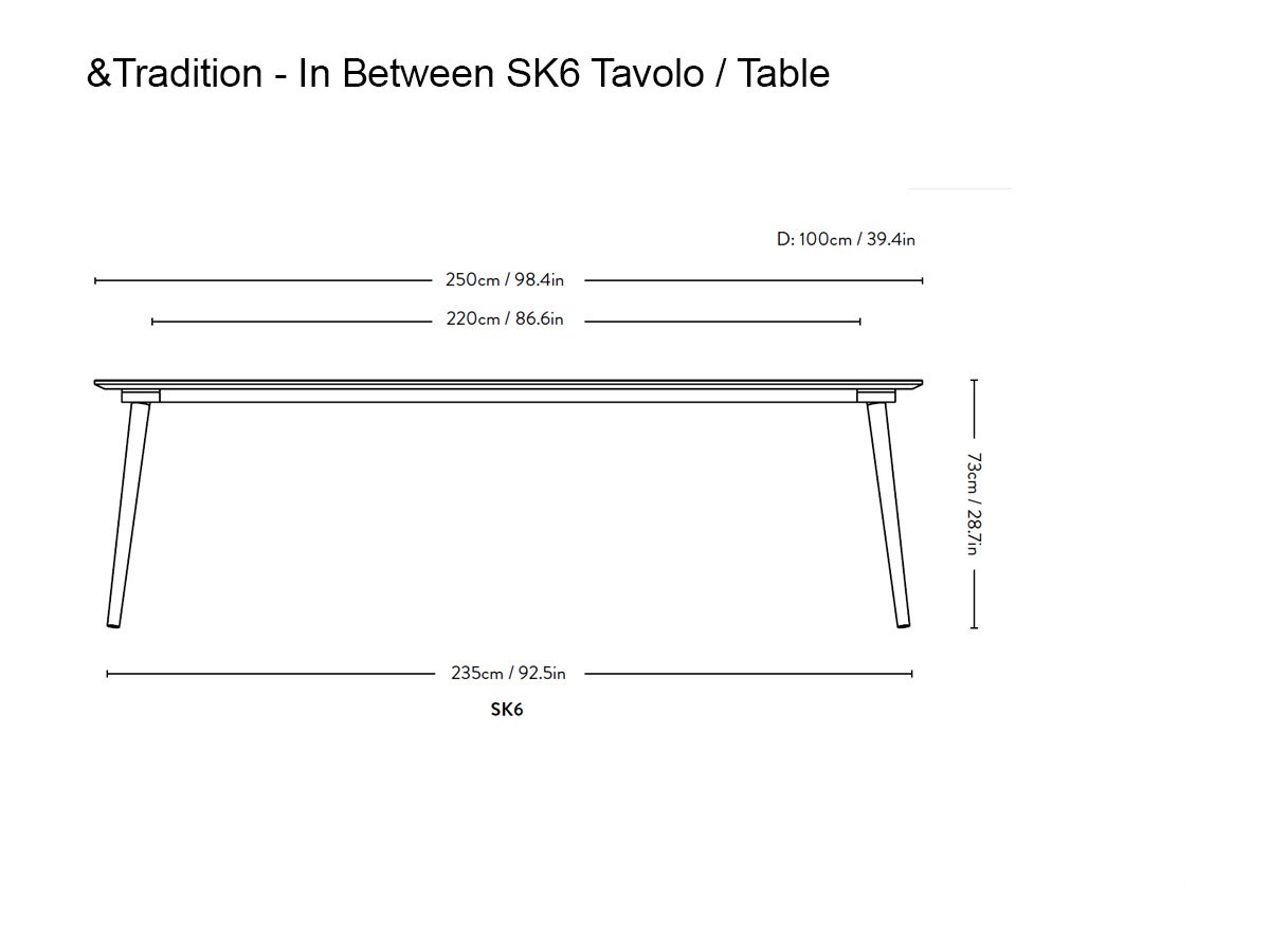 Tradition In Between Sk6 Table