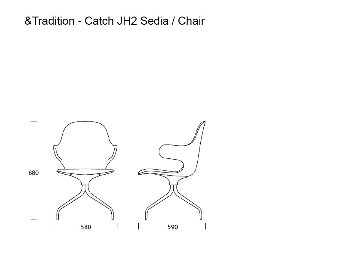 Tradition Catch Chair Jh2 With Swivel Base